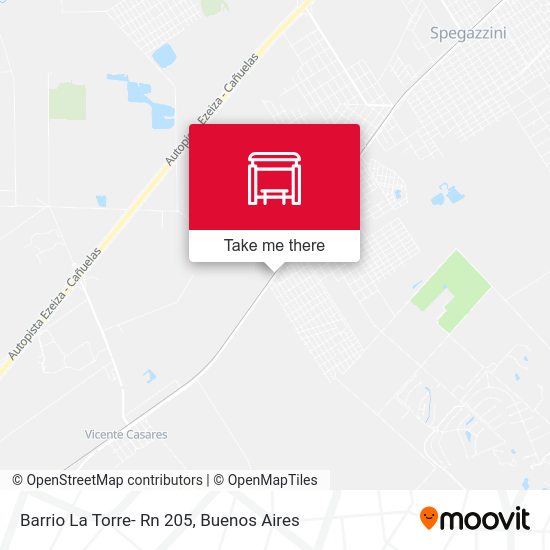 Barrio La Torre- Rn 205 map