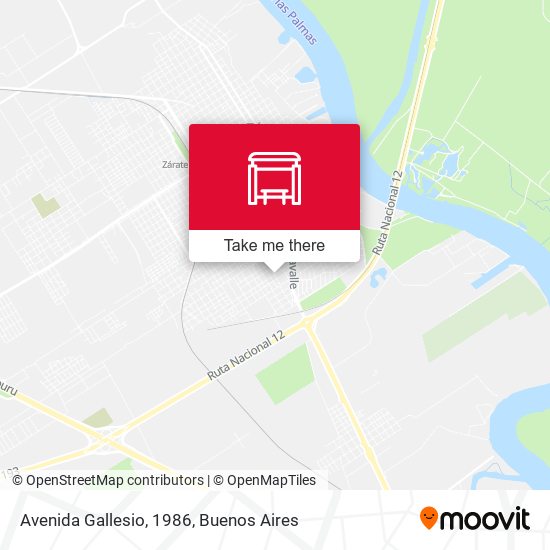 Mapa de Avenida Gallesio, 1986
