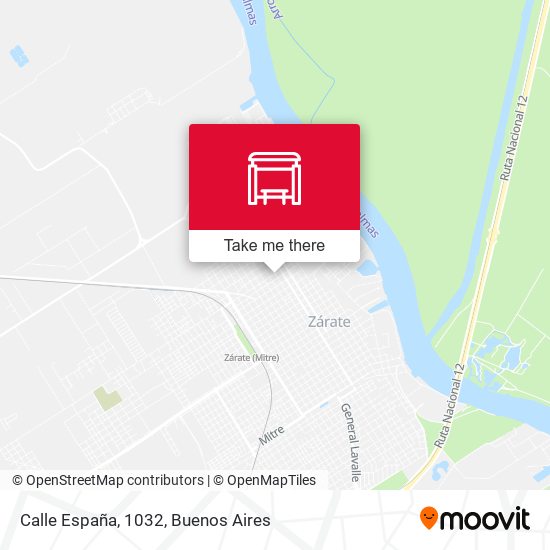 Calle España, 1032 map