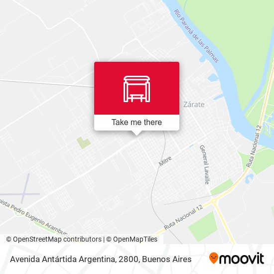 Avenida Antártida Argentina, 2800 map