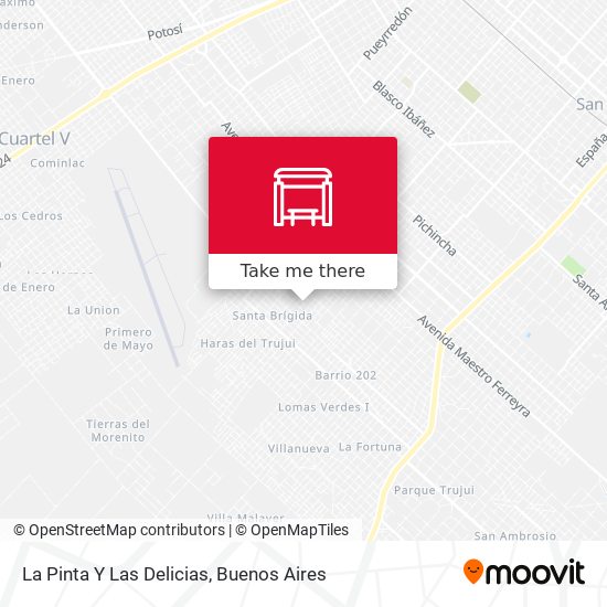 La Pinta Y Las Delicias map