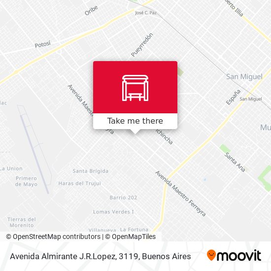 Avenida Almirante J.R.Lopez, 3119 map