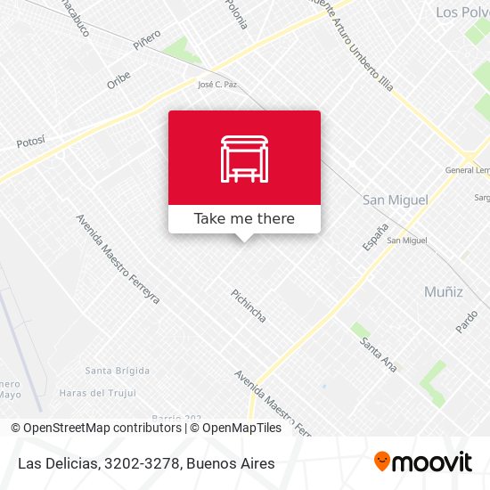 Las Delicias, 3202-3278 map