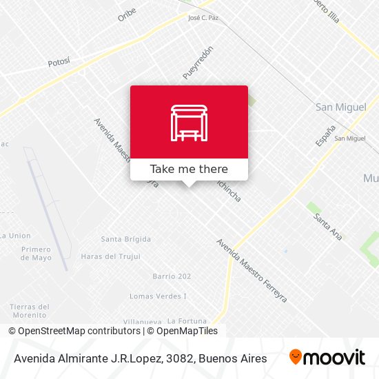 Mapa de Avenida Almirante J.R.Lopez, 3082