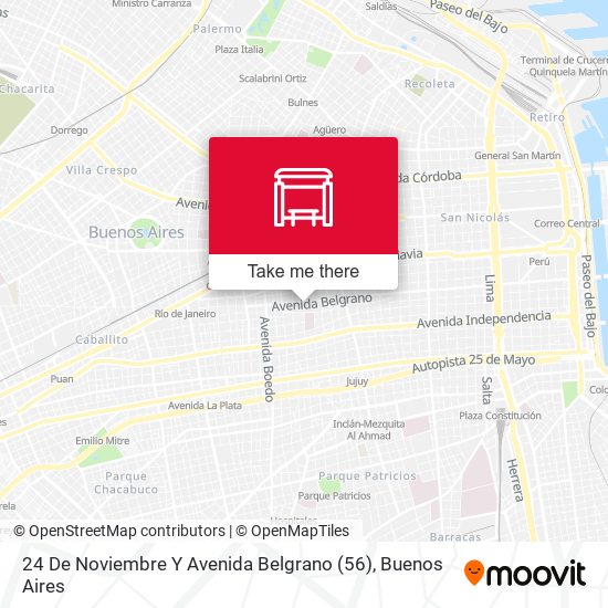 24 De Noviembre Y Avenida Belgrano (56) map