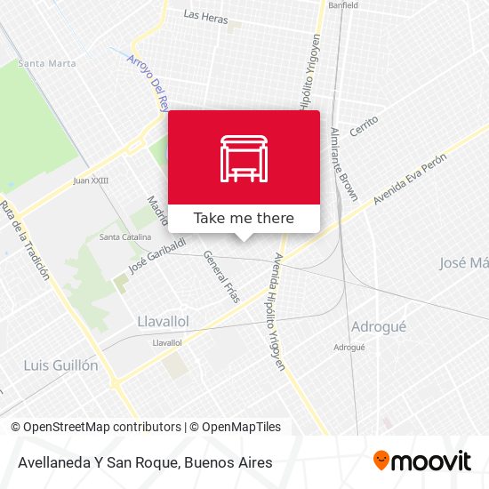 Avellaneda Y San Roque map