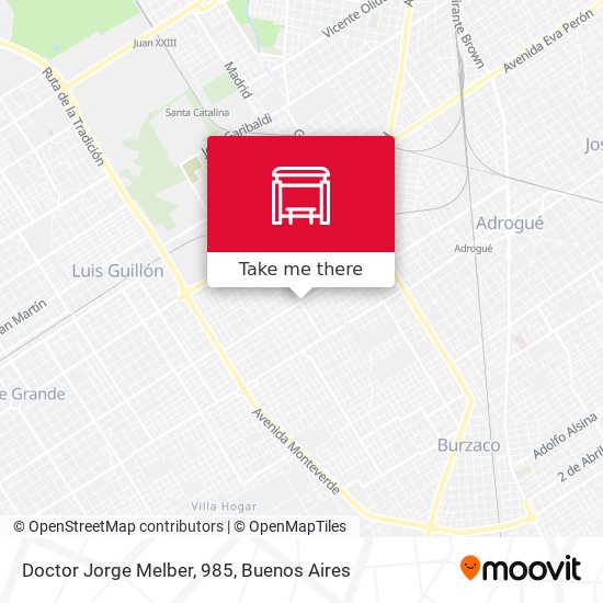 Doctor Jorge Melber, 985 map
