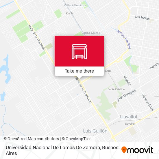 Universidad Nacional De Lomas De Zamora map