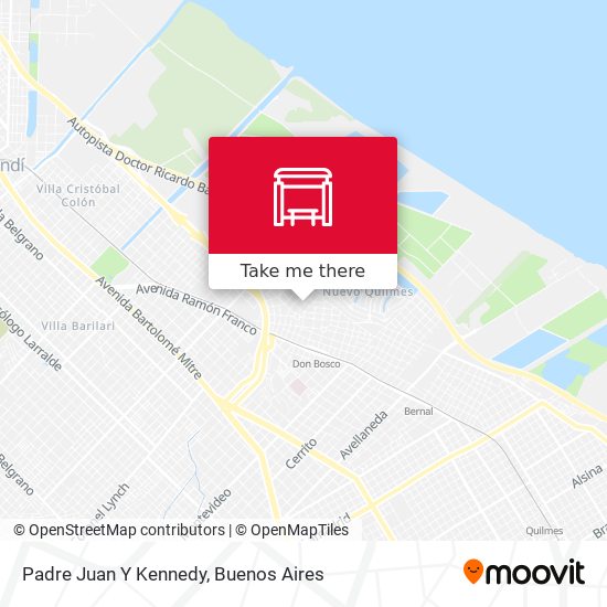 Padre Juan Y Kennedy map
