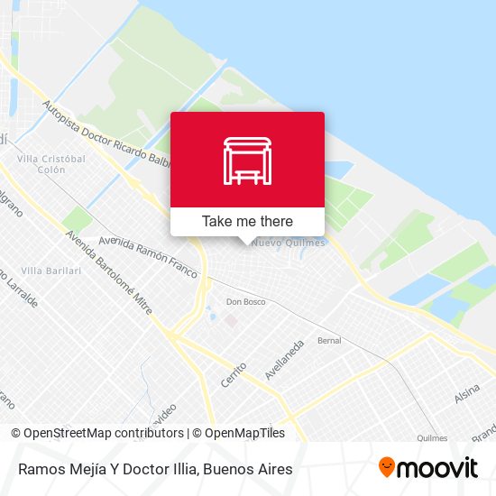 Mapa de Ramos Mejía Y Doctor Illia