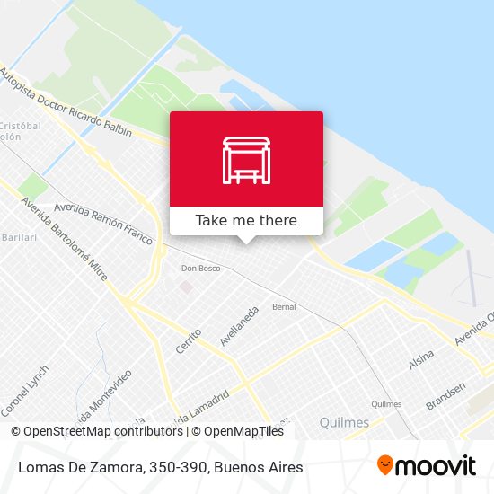 Lomas De Zamora, 350-390 map