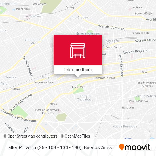 Taller Polvorín (26 - 103 - 134 - 180) map