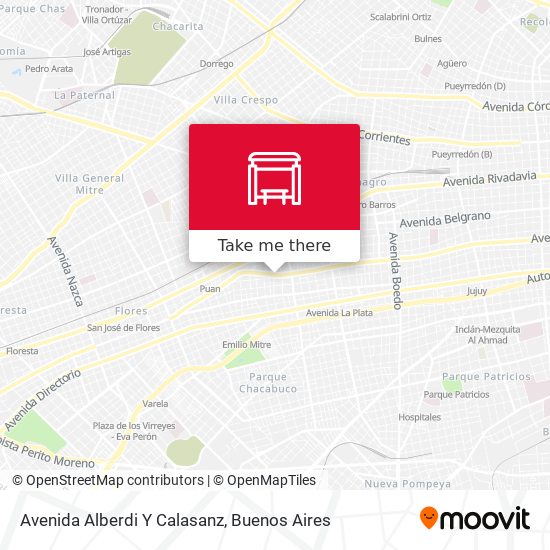 Mapa de Avenida Alberdi Y Calasanz