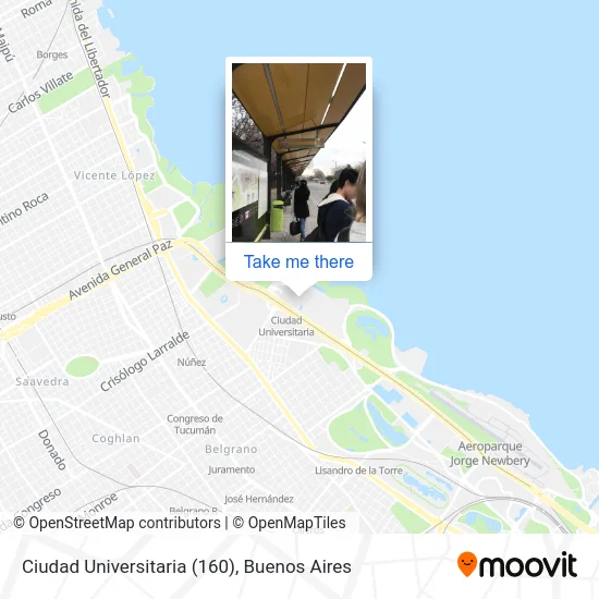 Ciudad Universitaria (160) map