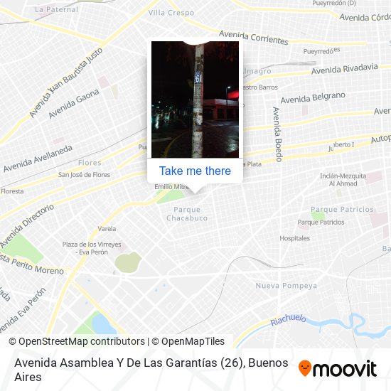 Avenida Asamblea Y De Las Garantías (26) map