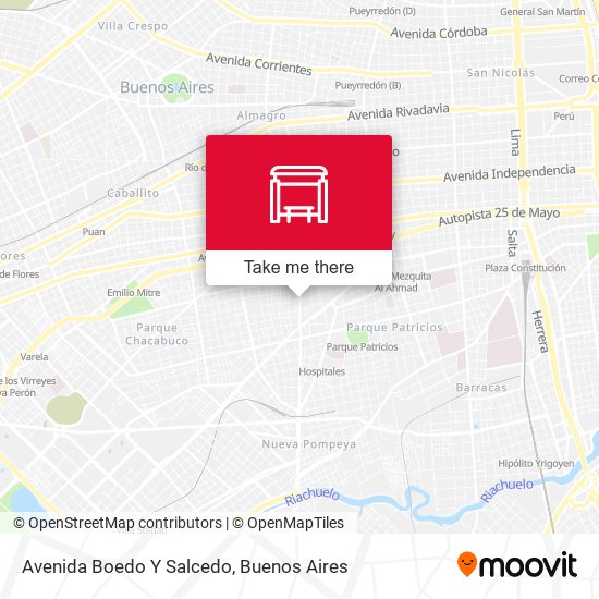 Avenida Boedo Y Salcedo map