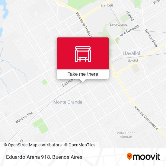 Eduardo Arana 918 map
