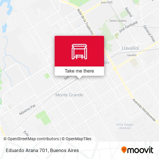 Mapa de Eduardo Arana 701
