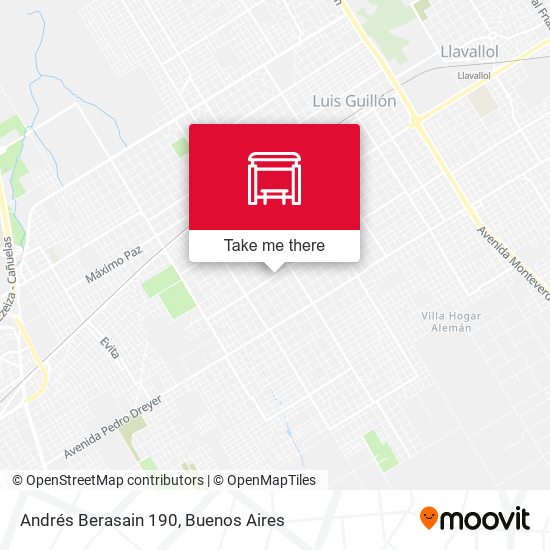 Andrés Berasain 190 map