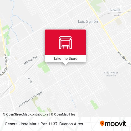 General Jose Maria Paz 1137 map
