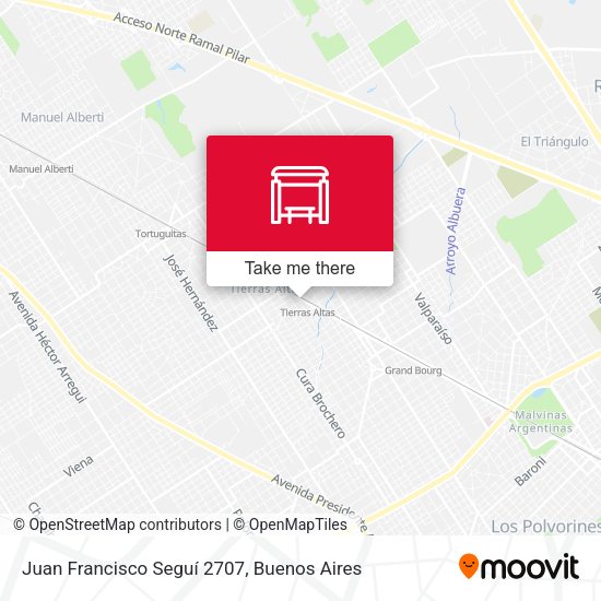 Juan Francisco Seguí 2707 map