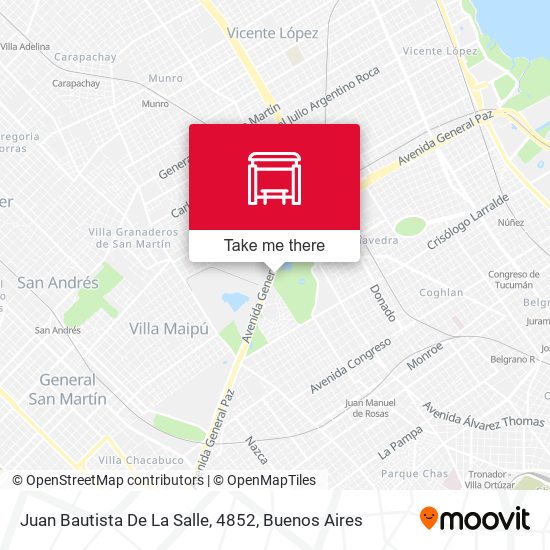 Juan Bautista De La Salle, 4852 map