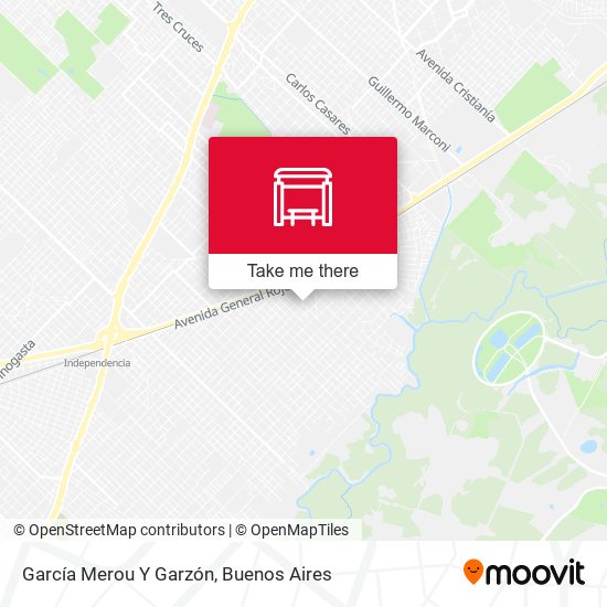García Merou Y Garzón map