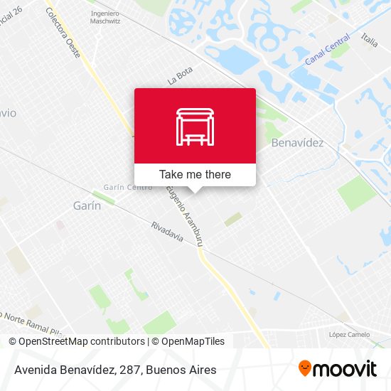 Avenida Benavídez, 287 map