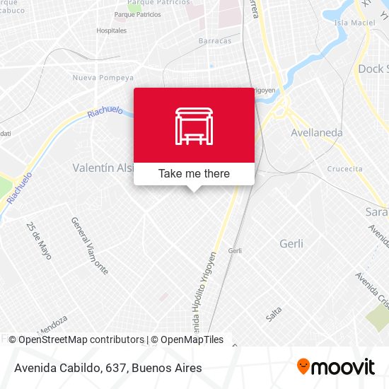 Avenida Cabildo, 637 map
