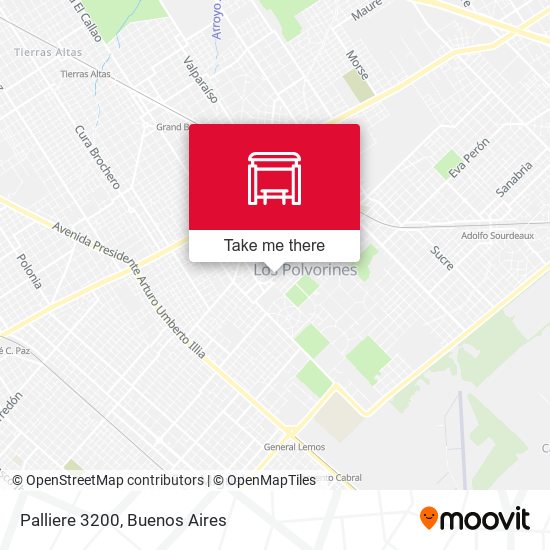 Mapa de Palliere 3200