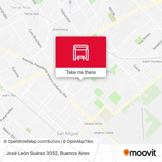 José León Suárez 3052 map