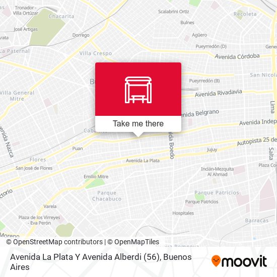 Mapa de Avenida La Plata Y Avenida Alberdi (56)