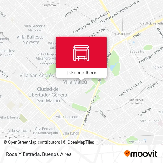 Roca Y Estrada map