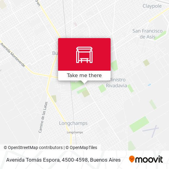 Avenida Tomás Espora, 4500-4598 map