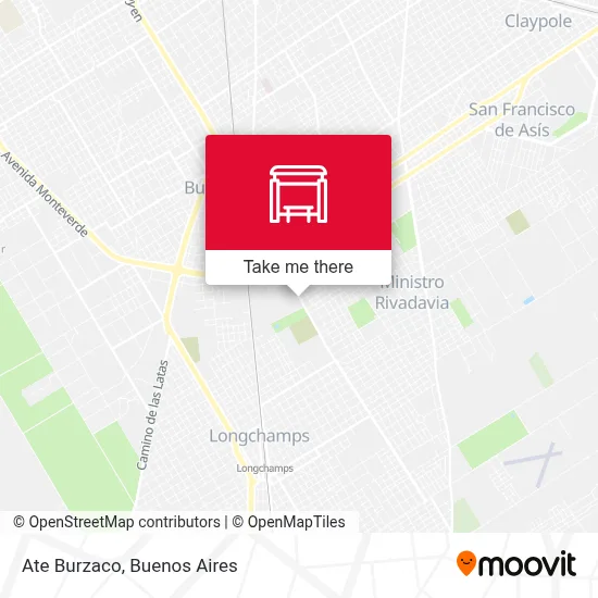 Ate Burzaco map