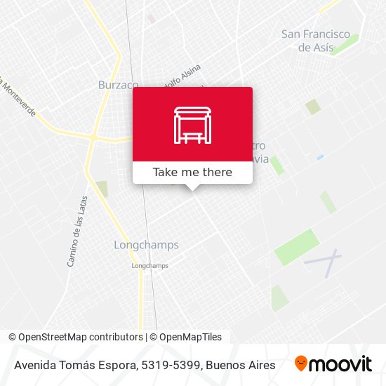 Avenida Tomás Espora, 5319-5399 map