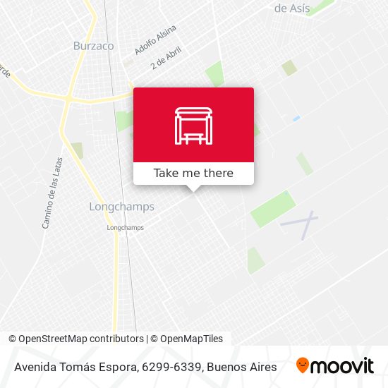 Avenida Tomás Espora, 6299-6339 map