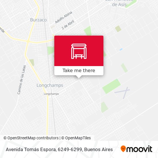 Avenida Tomás Espora, 6249-6299 map