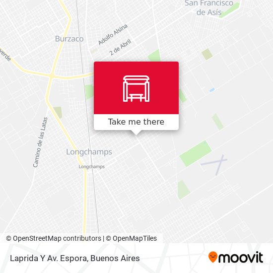 Laprida Y Av. Espora map