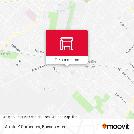 Arrufo Y Corrientes map