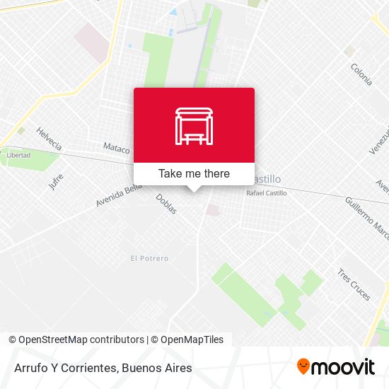 Arrufo Y Corrientes map