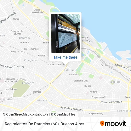 Regimientos De Patricios (60) map