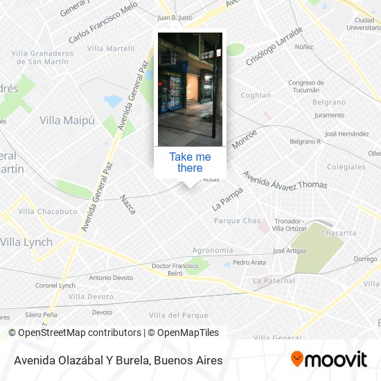 Mapa de Avenida Olazábal Y Burela