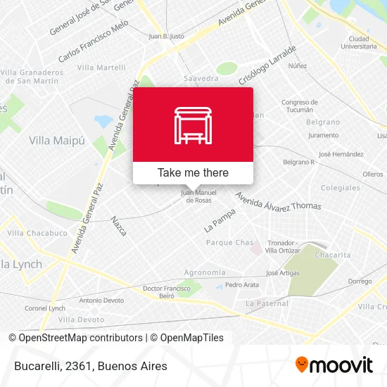 Bucarelli, 2361 map