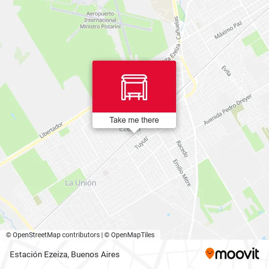 Mapa de Estación Ezeiza