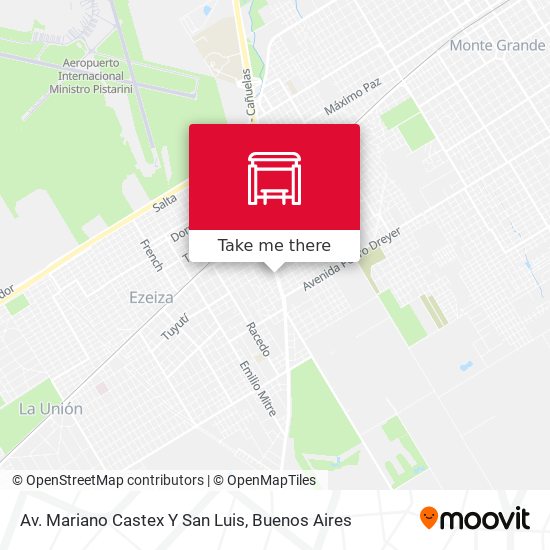 Mapa de Av. Mariano Castex Y San Luis