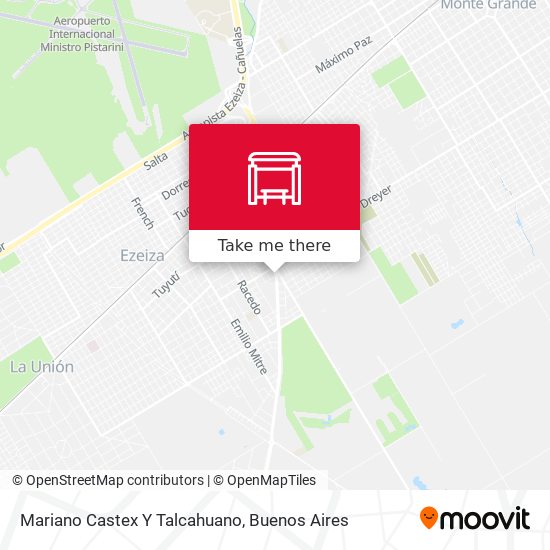 Mariano Castex Y Talcahuano map