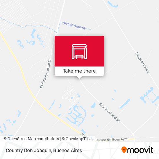 Country Don Joaquin map