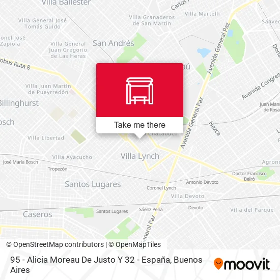 95 - Alicia Moreau De Justo Y 32 - España map