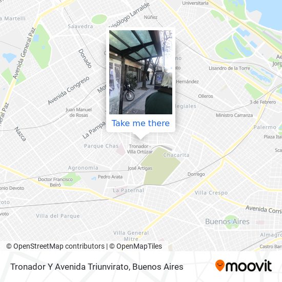 Tronador Y Avenida Triunvirato map